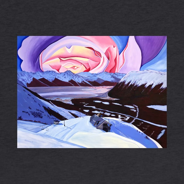 Alyeska Resort Rose Sunset by realartisbetter